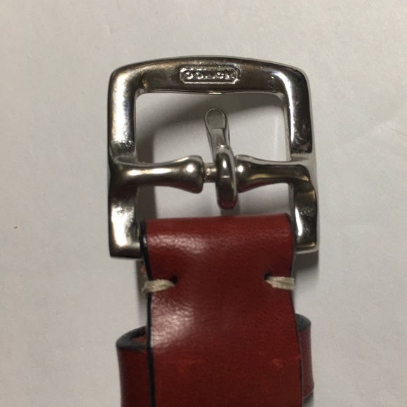 Coach Red Leather Belt main image 4